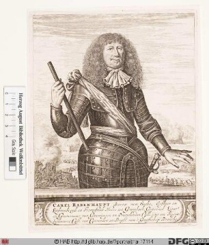 Bildnis Carl Frhr. Rabenhaupt von Sucha