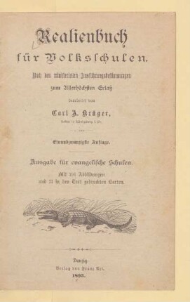 Realienbuch für Volksschulen