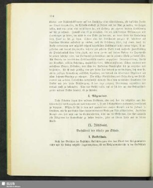 IX. Abschnitt. Verhältnis der Kirche zur Schule