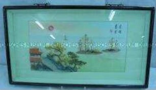 Wandbild: chinesische Küstenlandschaft