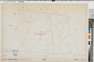 Ammeloe (Vreden), Flurbereinigung Ammeloe. Bl.2 Zuteilungskarte Ammeloe Flur 90