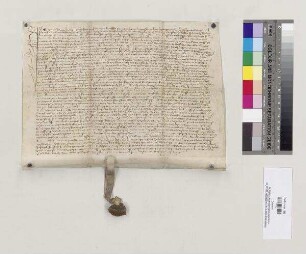 Sigmund von Laiming zu Rottenegg und seine Ehefrau Barbara verkaufen Ulrich Künig von Niederlauterbach auf Wiederkauf für 25 Pfund drei Schilling und sieben Münchner Pfennige ihre Vogteigült aus der Hube, auf der Künig jetzt sitzt, und aus dem Crabath hoff, den derzeit der Stubenfol bebaut. S1=A1. S2: Hans von Rorbach, Pfleger von Mainburg
