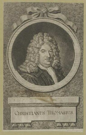 Bildnis des Christianus Thomasius