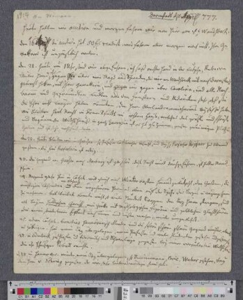 Brief an Johann Georg Hamann