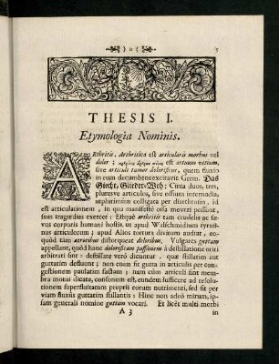 5-13, Thesis I. Etymologia Nominis. - Thesis V. Causa proxima.