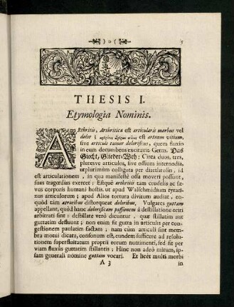5-13, Thesis I. Etymologia Nominis. - Thesis V. Causa proxima.