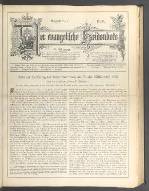 August 1906. Nr. 8