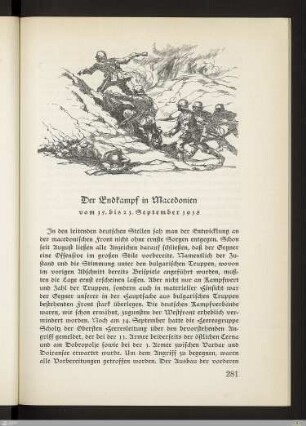 Der Endkampf in Macedonien