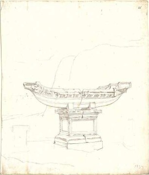 Neureuther, Gottfried von; Rom (Italien); Fontana della Navicella - Perspektive