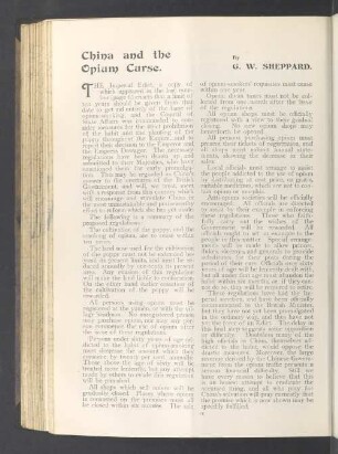 China and the opium curse
