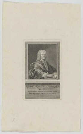 Bildnis des Georgius Philippus Telemann