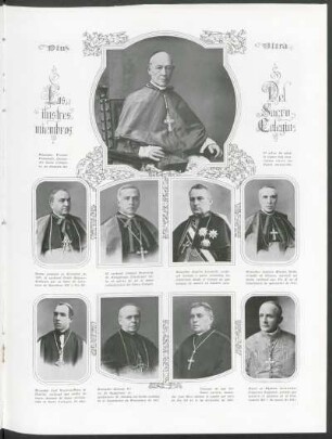 Los ilustres miembros del Sacro Colegio