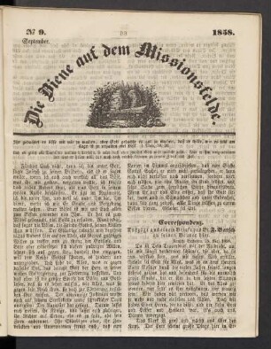 N° 9. September. 1858