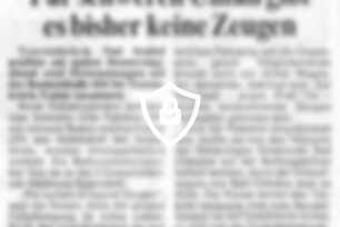 Für schweren Unfall gibt es bisher keine Zeugen