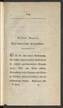 Eilftes Kapitel. Der romantische Herensabbat
