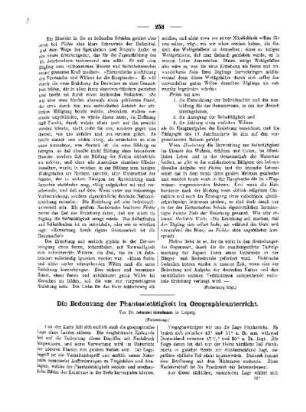 Die Bedeutung er Phantasietätigkeit im Geographieunterricht : (Fortsetzung)