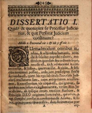 Processus iudiciarius per XII. dissertationes canonico-civiles deductus