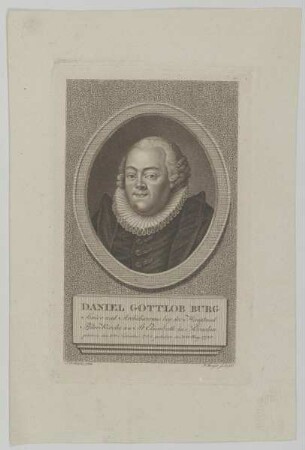 Bildnis des Daniel Gottlob Burg
