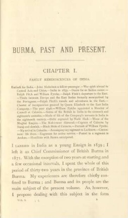Chapter I. Family reminiscences of India