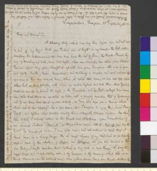 Brief von Carlyle, Thomas an Goethe, Johann Wolfgang von