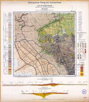 Geologische Karte von Deutschland, 1319 Bredstedt