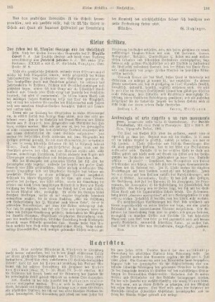 185-186 Kleine Kritiken