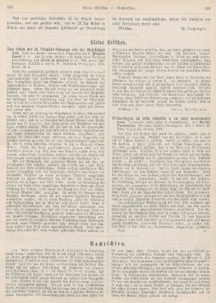 185-186 Kleine Kritiken