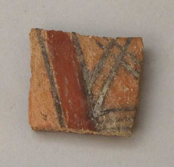 Fragment eines Tongefäßes