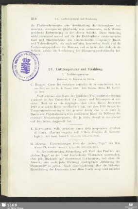 2 C. Lufttemperatur und Strahlung