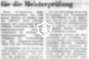Neuer Kursus bietet alles für die Meisterprüfung