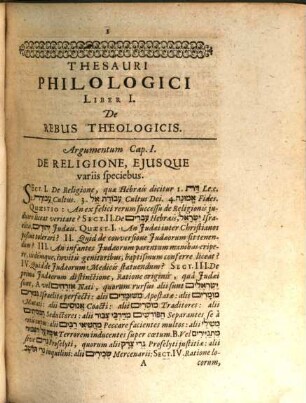 Thesaurus philologicus, seu clavis Scripturae