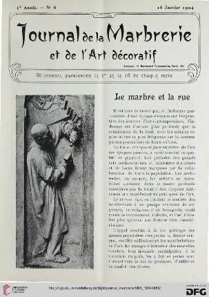 Nr. 6 (16 Janvier 1904)