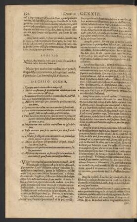 Decisio CCXXIII.