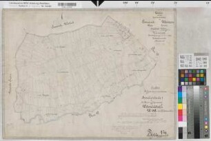 Wasserkurl (Kamen), Zusammenlegung Wasserkurl, Bl. 1 Brouillonkarte Flur 14
