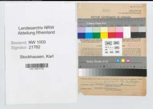 Entnazifizierung Karl Stockhausen, geb. 30.08.1892 (Verw.Angest.)