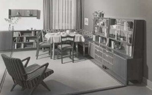 WK-Wohnen Schrank- und Regalwand des Programms "WKS/2" von Eduard Levsen
