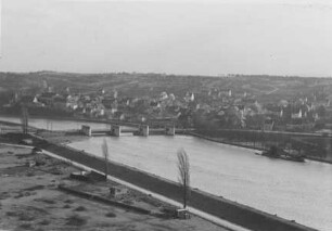 Staustufe Hofen vor Schleusenbau