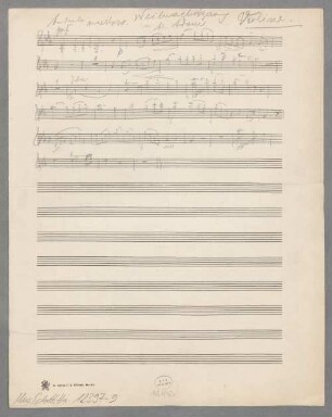 Cantique de Noël - Arr.; V, vl (vlc), org; E|b - BSB Mus.Schott.Ha 12397-9
