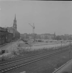 Neustädter Markt, Hauptstraße : Hauptstraße, Plattenbau, 1986