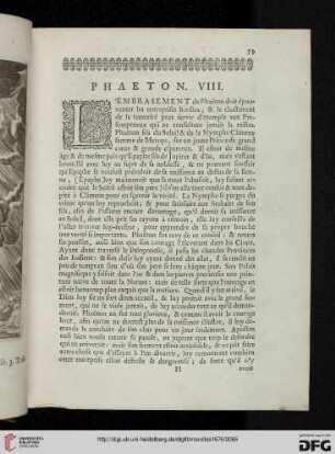 VIII: Phaeton