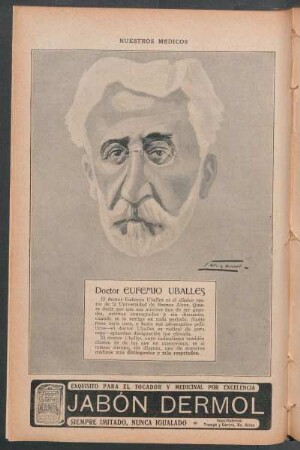 Doctor Eufemio Uballes - [Dibujo] : Nuestros médicos