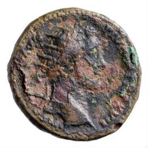 Münze, Dupondius, 154 - 155 n. Chr.