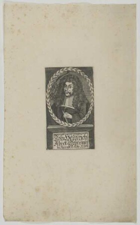 Bildnis des Joh. Heinrich Abeck