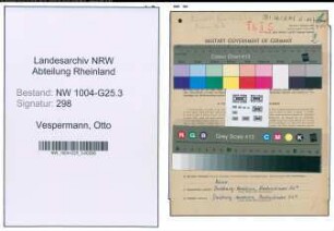 Entnazifizierung Otto Vespermann , geb. 17.09.1898 (Kohlenhaendler)