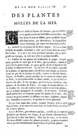 Des Plantes Molles de la Mer