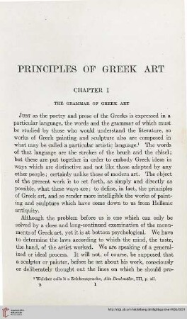 Chapter I: The grammar of greek art