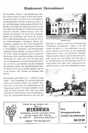 Blankeneser Herrenhäuser