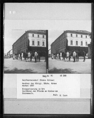Herbstmanöver der Königlich-Sächsischen Armee