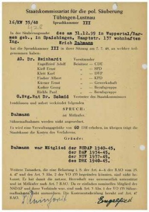 Dahmann, Erich
