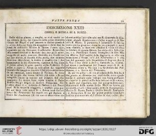 Descrizione XXIII Chiesa e Scuola di S. Rocco